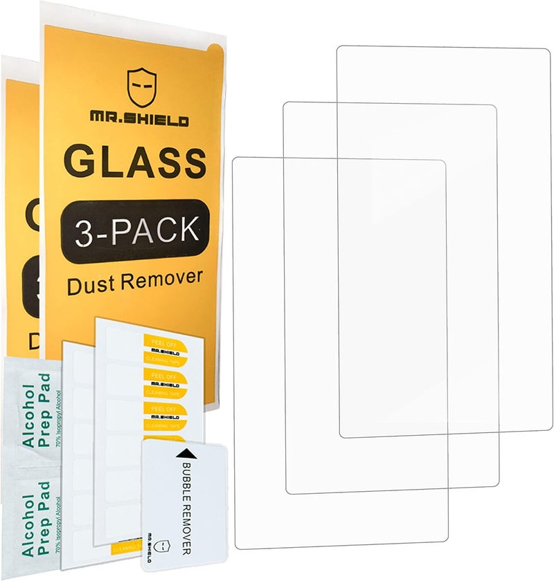 Mr Shield Screen Protector compatible with DJI Mini 3 / Mini 3 Pro/Mini 4 Pro RC/DJI RC 2 [Tempered Glass] [3-PACK] [Japan Glass with 9H Hardness] - Image 2